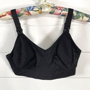 Cake‎ Lingerie Womens Sugar Candy Seamless Nursing Bra sz XS Black NWT Wireless